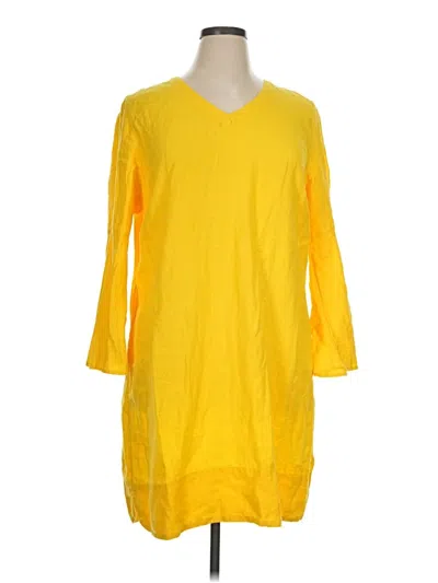 Pre-owned Soft Surroundings Casual Dress In Yellow