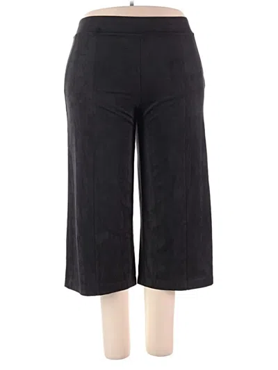 Pre-owned Soft Surroundings Casual Pants In Black