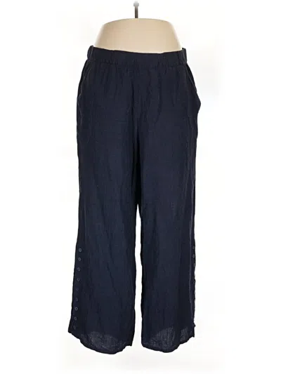 Pre-owned Soft Surroundings Casual Pants In Blue