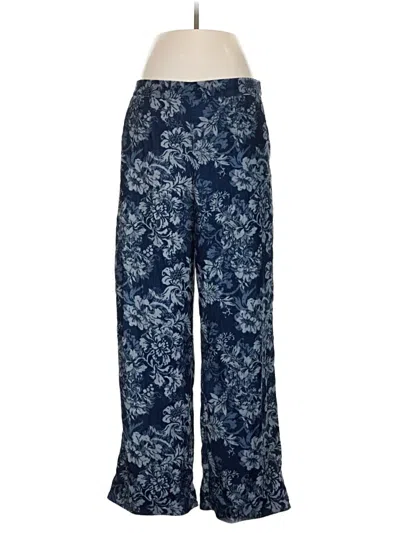Pre-owned Soft Surroundings Casual Pants In Blue
