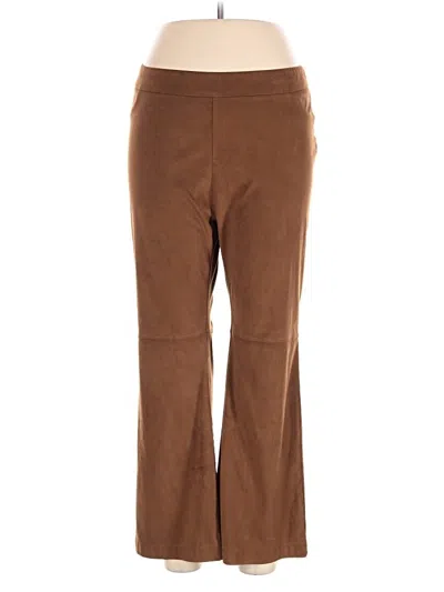 Pre-owned Soft Surroundings Casual Pants In Brown