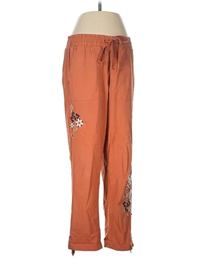 Pre-owned Soft Surroundings Casual Pants In Brown