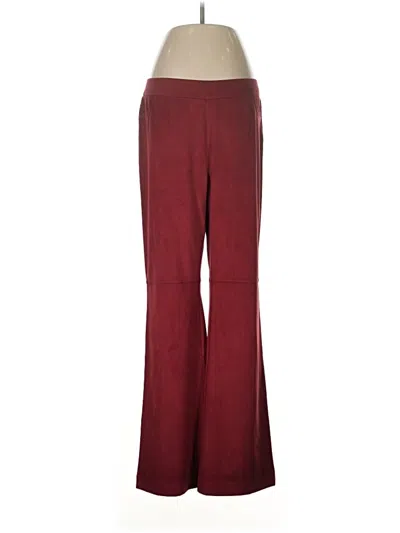 Pre-owned Soft Surroundings Casual Pants In Burgundy