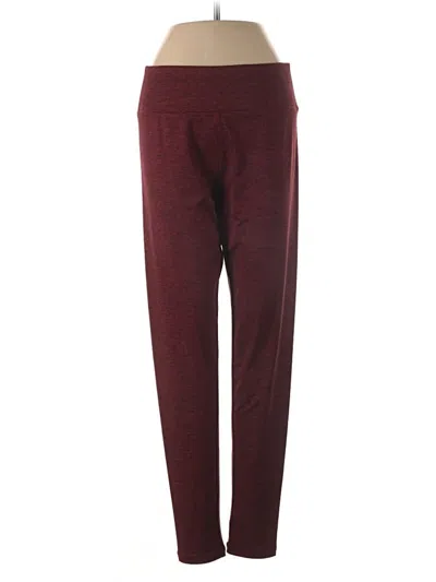 Pre-owned Soft Surroundings Casual Pants In Burgundy