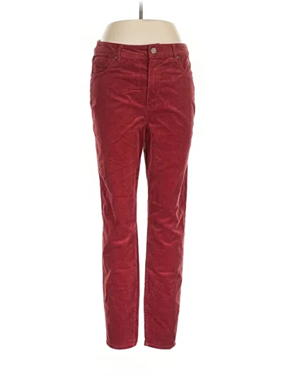 Pre-owned Soft Surroundings Casual Pants In Burgundy