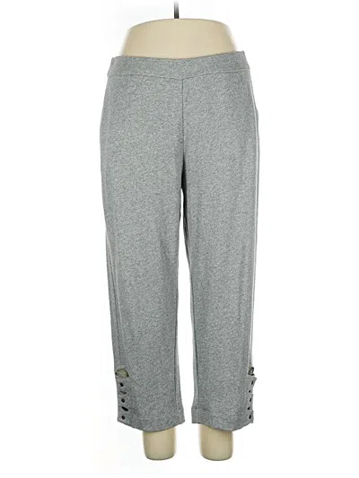 Pre-owned Soft Surroundings Casual Pants In Gray