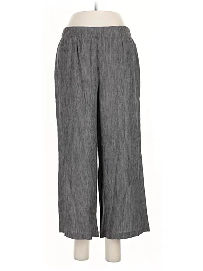 Pre-owned Soft Surroundings Casual Pants In Gray