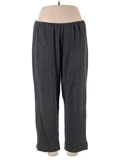 Pre-owned Soft Surroundings Casual Pants In Gray