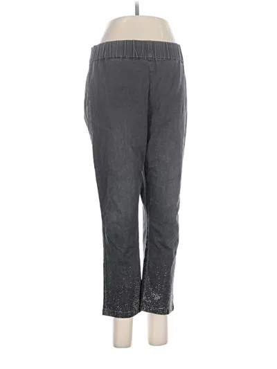 Pre-owned Soft Surroundings Casual Pants In Gray