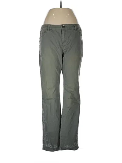 Pre-owned Soft Surroundings Casual Pants In Gray