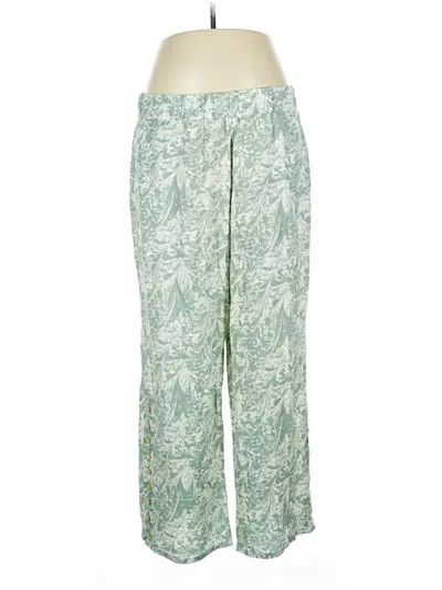 Pre-owned Soft Surroundings Casual Pants In Green