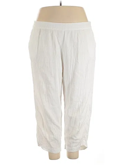 Pre-owned Soft Surroundings Casual Pants In Ivory