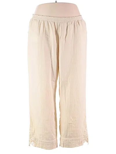 Pre-owned Soft Surroundings Casual Pants In Ivory