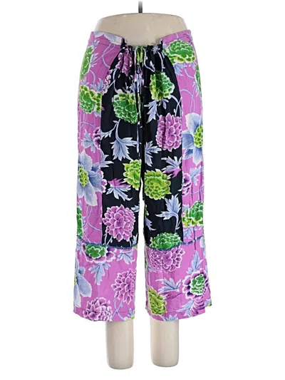 Pre-owned Soft Surroundings Casual Pants In Purple