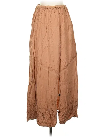 Pre-owned Soft Surroundings Casual Skirt In Brown