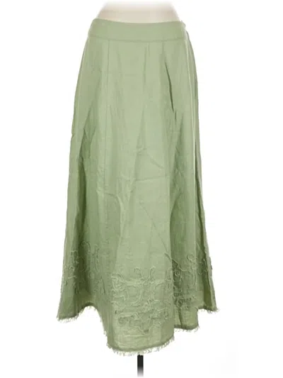 Pre-owned Soft Surroundings Casual Skirt In Green
