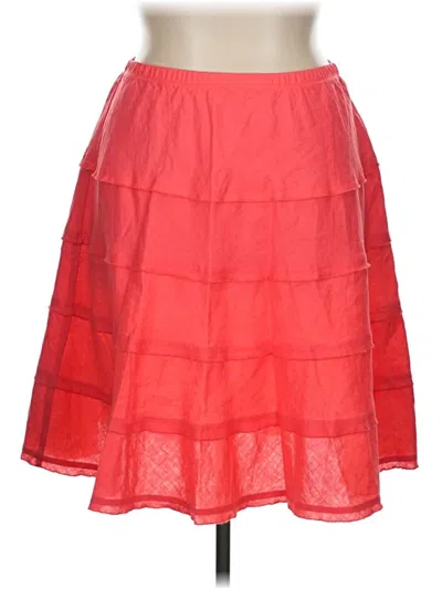 Pre-owned Soft Surroundings Casual Skirt In Pink