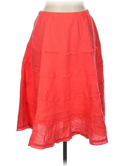 Pre-owned Soft Surroundings Casual Skirt In Red