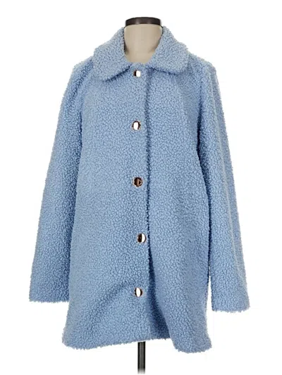 Pre-owned Soft Surroundings Coat In Blue