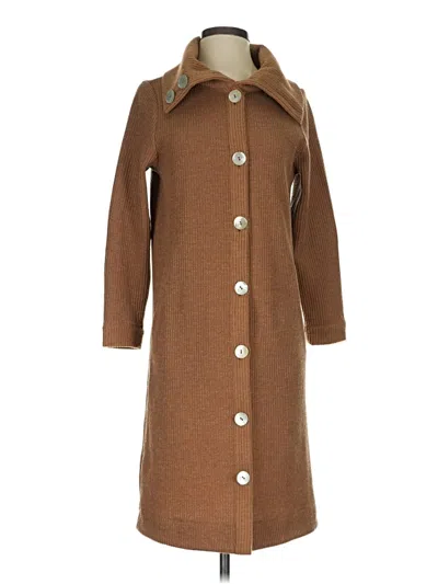 Pre-owned Soft Surroundings Coat In Brown