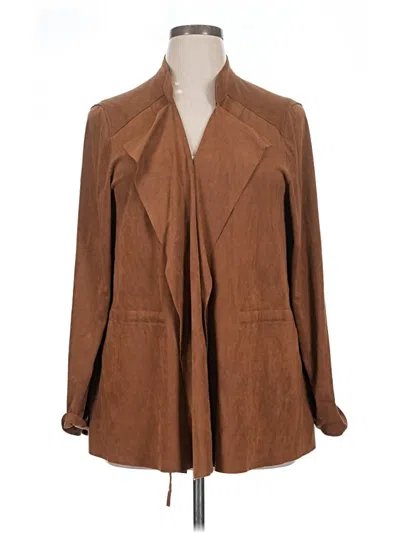 Pre-owned Soft Surroundings Coat In Brown