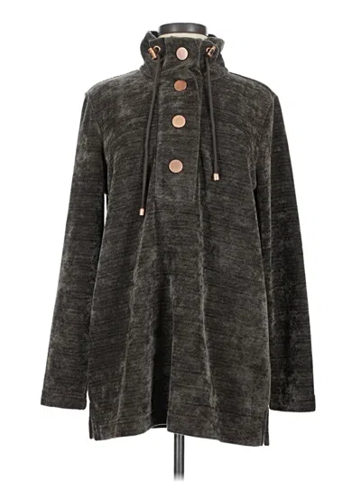 Pre-owned Soft Surroundings Coat In Gray
