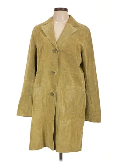 Pre-owned Soft Surroundings Coat In Green