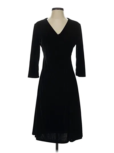 Pre-owned Soft Surroundings Cocktail Dress In Black