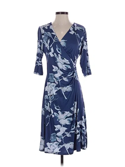 Pre-owned Soft Surroundings Cocktail Dress In Blue