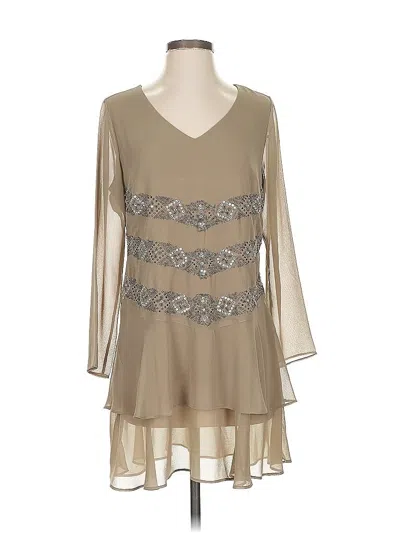 Pre-owned Soft Surroundings Cocktail Dress In Brown