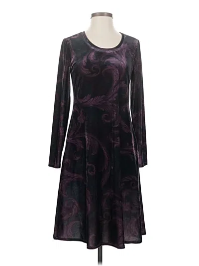 Pre-owned Soft Surroundings Cocktail Dress In Purple