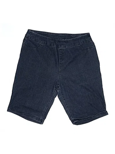 Pre-owned Soft Surroundings Denim Shorts In Blue