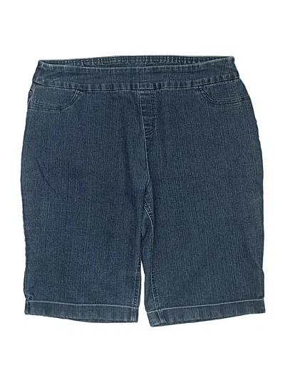 Pre-owned Soft Surroundings Denim Shorts In Blue