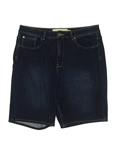Pre-owned Soft Surroundings Denim Shorts In Blue
