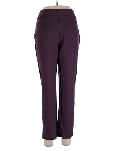 Pre-owned Soft Surroundings Dress Pants In Purple