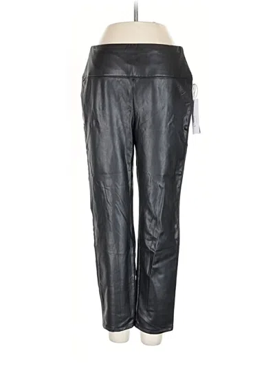 Soft Surroundings Faux Leather Pants In Black
