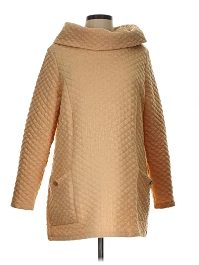 Pre-owned Soft Surroundings Fleece Jacket In Gold