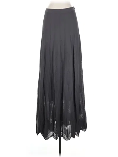 Pre-owned Soft Surroundings Formal Skirt In Gray