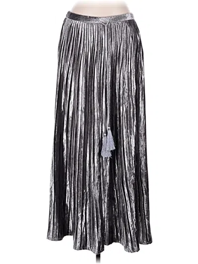 Pre-owned Soft Surroundings Formal Skirt In Gray
