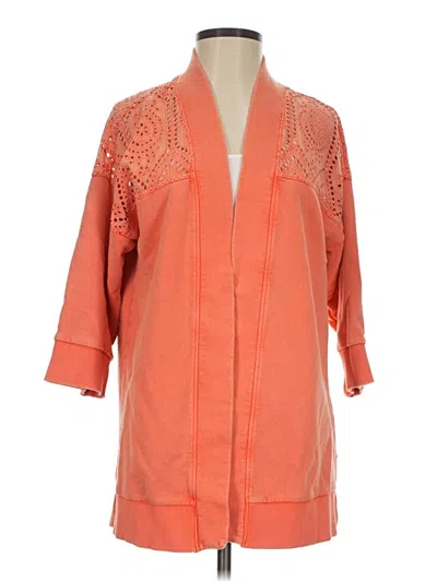 Pre-owned Soft Surroundings Jacket In Orange