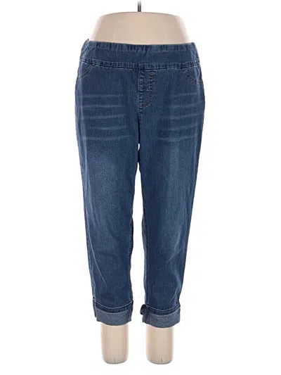 Pre-owned Soft Surroundings Jeans In Blue