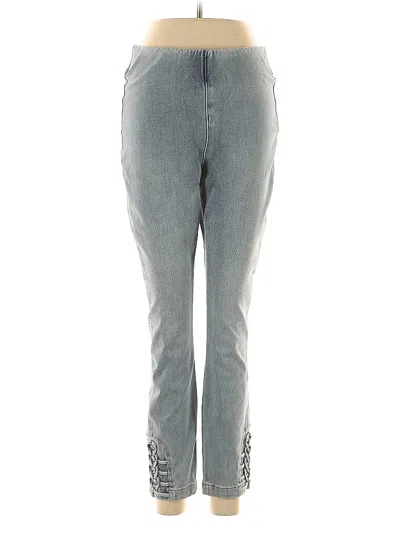 Pre-owned Soft Surroundings Jeans In Gray