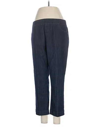 Pre-owned Soft Surroundings Jeggings In Blue