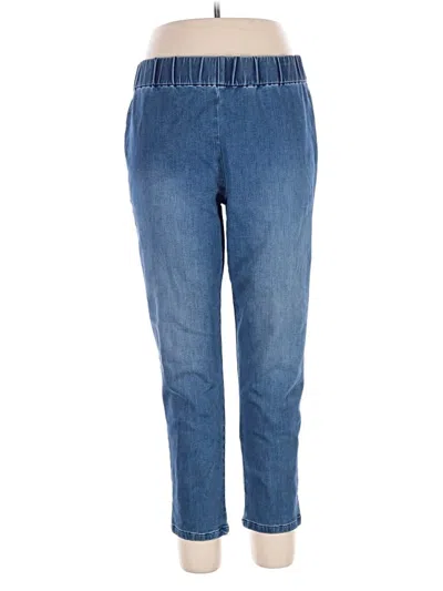 Pre-owned Soft Surroundings Jeggings In Blue
