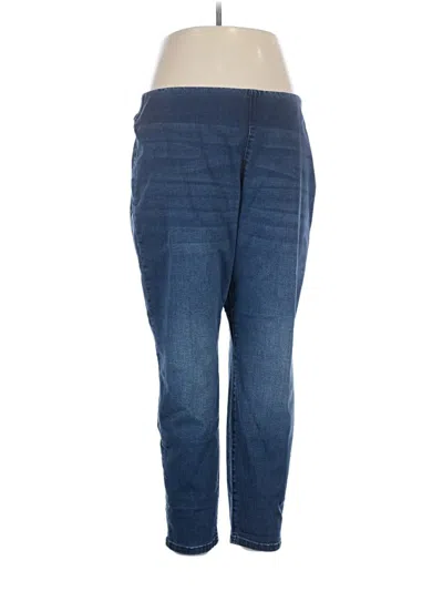 Pre-owned Soft Surroundings Jeggings In Blue