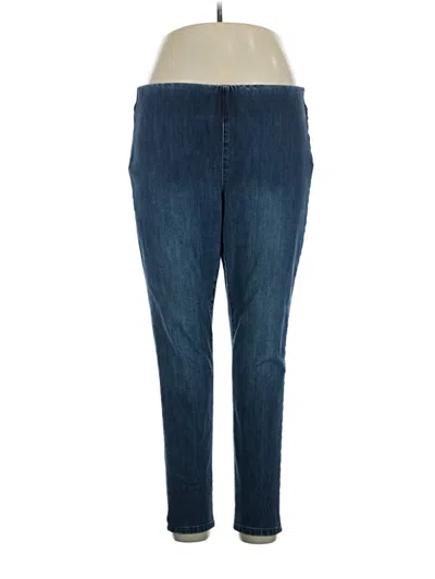 Pre-owned Soft Surroundings Jeggings In Blue