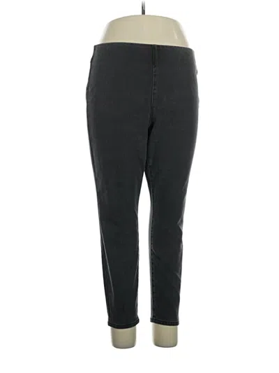 Pre-owned Soft Surroundings Jeggings In Gray