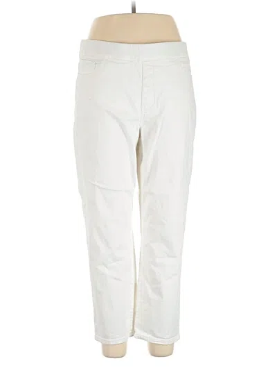Pre-owned Soft Surroundings Jeggings In Ivory