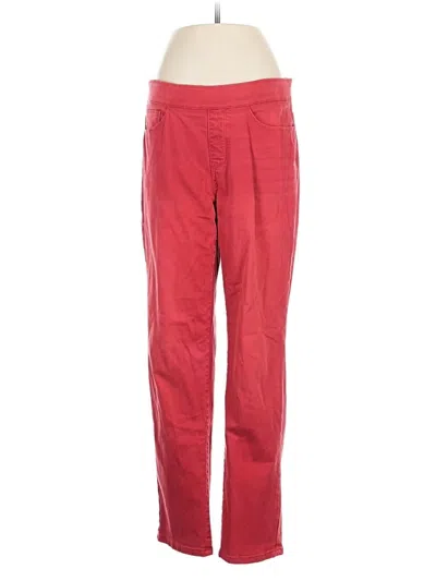 Pre-owned Soft Surroundings Jeggings In Red