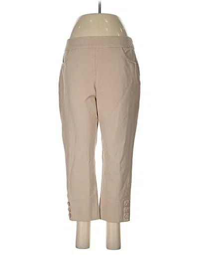 Pre-owned Soft Surroundings Khaki Pant In Brown